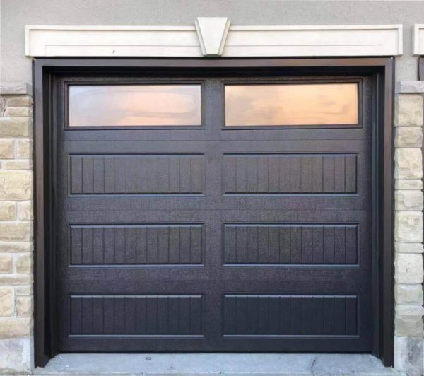 long raised panel garage door