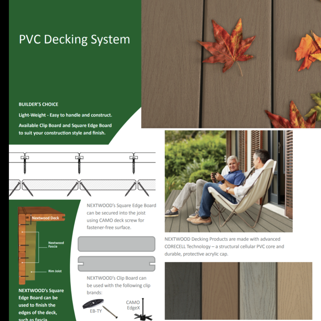 PVC Deck vs wood or composite
