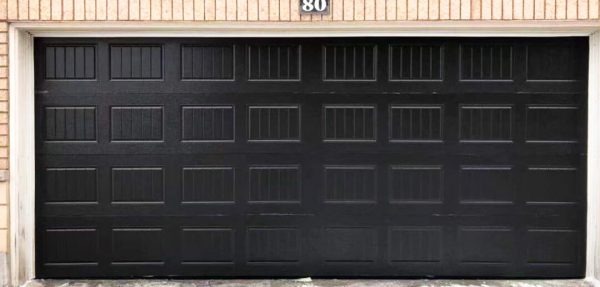 short raised panel garage door